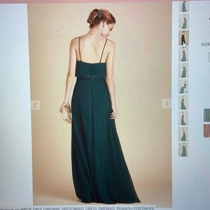 Birdy Grey Gwennie Chiffon Dress {Emerald}